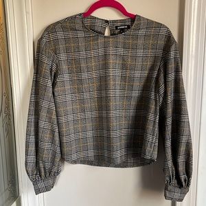 Express Plaid Top